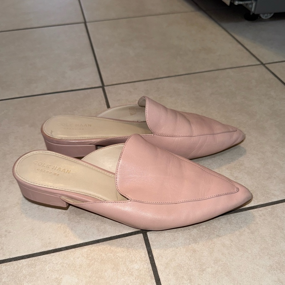 Cole Haan Pink Mules